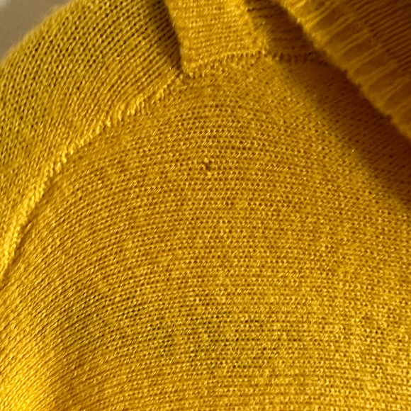 Notations Yellow Cowl Neck Women’s Sweater - Picture 4 of 10